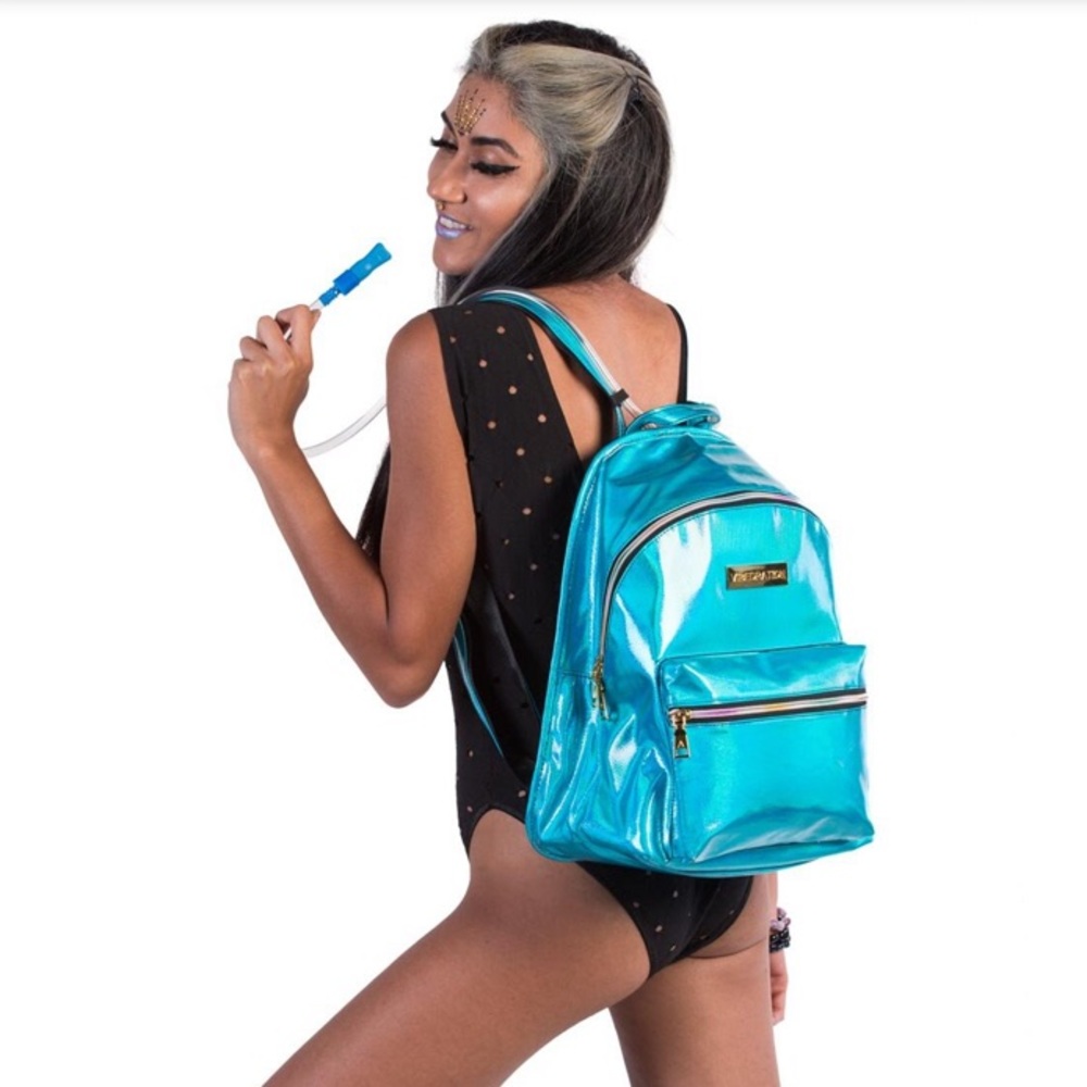 Vibedration Backpack (Blue Mermaid Iridescent)